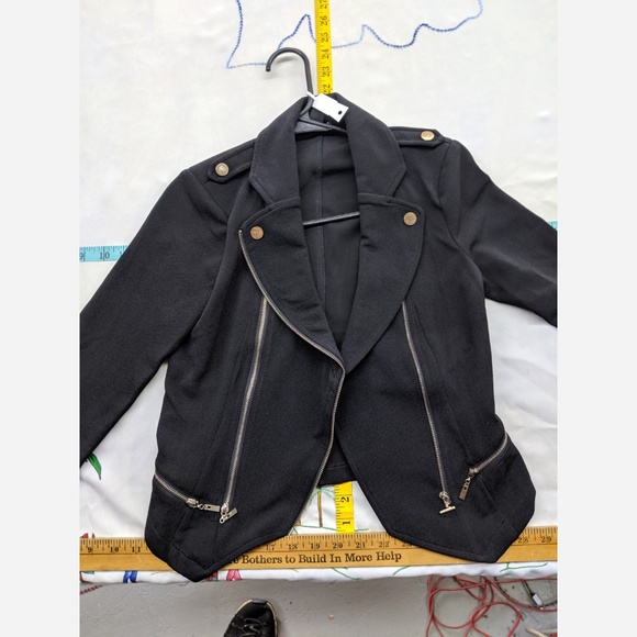 Women's Small Windsor Cropped Zipper Jacket - Picture 2 of 3